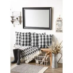 4pk 18"x18" Square Throw Pillow Covers Gray - Design Imports -Design Imports GUEST 20923402 db67 4cf4 a4a3 ab43aed2d9fc