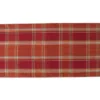 Design Imports Autumn Spice Plaid Table Runner 14X108