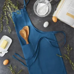 Design Imports Chino Chef Apron Blue -Design Imports GUEST 226cd89f 8bd4 463a 997b 6606c52d17b9