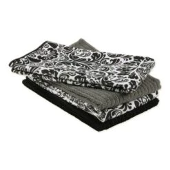 Design Imports Black Damask Mf Dishtowel Set/4 11 Design Imports Black Damask Mf Dishtowel Set/4 -Design Imports GUEST 2282ff8c ba2b 4b48 96fb 6af0ccd204ea