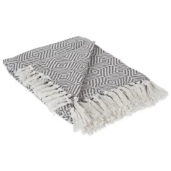 50"x60" X Diamond Geometric Throw Blanket - Design Imports -Design Imports GUEST 229ea9b8 ac90 4b64 baea 70866c29c188