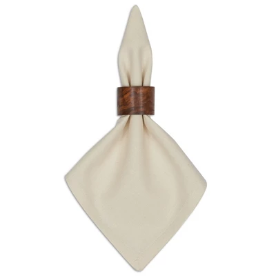 Design Imports Wooden Band Napkin Ring Set/4 1 Design Imports Wooden Band Napkin Ring Set/4