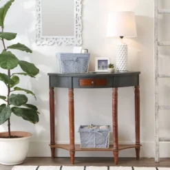 Design Imports Set Of 2 M Antique White Chicken Wire French Gingham Check Liner Baskets Blue/White -Design Imports GUEST 2445b5f3 c342 478f aaa0 3c19cfcdfc67