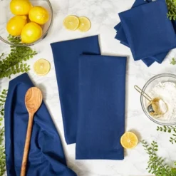 Design Imports Solid Dishtowel Set 6 Piece, 18X28", Nautical Blue -Design Imports GUEST 24886865 296b 4cb1 801c 92056f01aa83