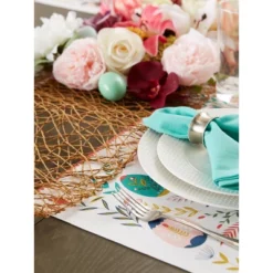 Design Imports Easter Folk Garden Embellished Placemat Set/6 -Design Imports GUEST 26157324 8f2e 4e5e 82ee e7a11f61b684
