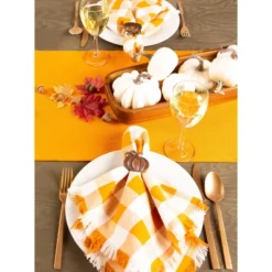 Design Imports Heavyweight Solid Fringe Table Runner, Pumpkin Spice, 14X72" 7 Design Imports Heavyweight Solid Fringe Table Runner, Pumpkin Spice, 14X72" -Design Imports GUEST 2648218c cac8 453c a8ef 16daf4b1dd78