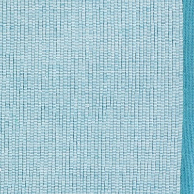 DII Ribbed Recycled Cotton/Poly Placemat Set 6 Piece, Storm Blue, 13x19" 7 DII Ribbed Recycled Cotton/Poly Placemat Set 6 Piece, Storm Blue, 13x19" - Image 7