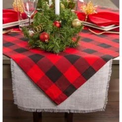Design Imports Tango Red/Black Buffalo Check Tablecloth 60X104 12 Design Imports Tango Red/Black Buffalo Check Tablecloth 60X104 -Design Imports GUEST 2798a784 172b 4d51 9249 8cc5b29a8f1c