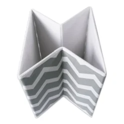 Nonwoven Polyester Cube Chevron Gray Square 11x11x11 Set/4 -Design Imports GUEST 27f51d5c eddc 423c 9ec6 ada7af0c6d40