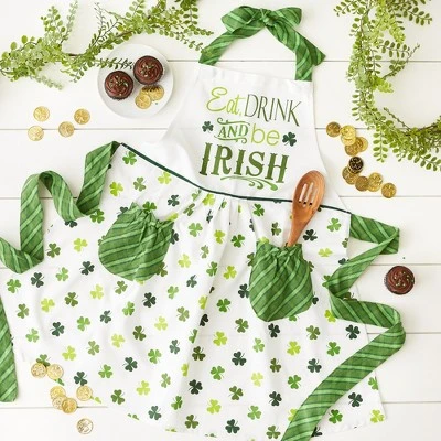 Design Imports Eat Drink And Be Irish Skirt Apron 4 Design Imports Eat Drink And Be Irish Skirt Apron - Image 4