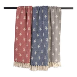 50"x60" Stars Throw Blanket - Design Imports -Design Imports GUEST 28652de3 992b 4aaf b22e 433807e89b97