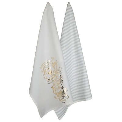 Design Imports Love Story Printed Dishtowel (Set Of 2) 5 Design Imports Love Story Printed Dishtowel (Set Of 2) - Image 5