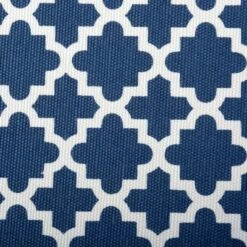 Polyester Cube Lattice Nautical Blue Square 13x13x13 -Design Imports GUEST 29f24d90 6402 4b94 924e 9a50a4499cf2