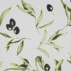 Design Imports Olives Print Outdoor Tablecloth With Zipper 60 Round -Design Imports GUEST 2a5c5eb4 bff3 4967 819b 32e7f4a9e092