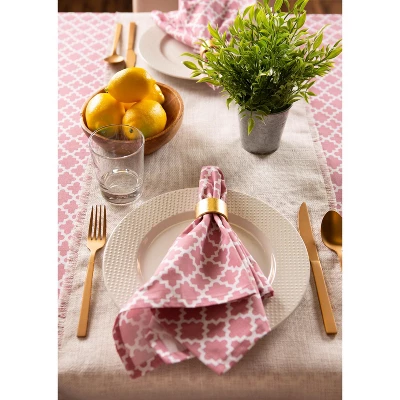 Design Imports Rose Lattice Tablecloth 60X84 3 Design Imports Rose Lattice Tablecloth 60X84 - Image 3