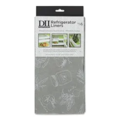 Design Imports Gray Market Print Fridge Liner Set/6 20 Design Imports Gray Market Print Fridge Liner Set/6 -Design Imports GUEST 2c866be1 d103 48a6 97d6 079926eb5ff0