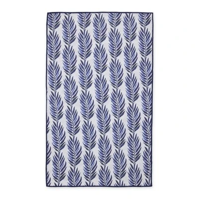 Design Imports Washed Waffle Dishtowel Set/2, Dusty Blue 2 Design Imports Washed Waffle Dishtowel Set/2, Dusty Blue - Image 2