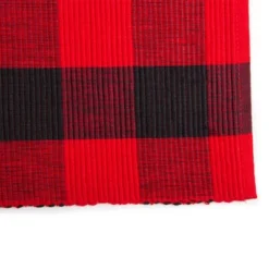 Design Imports Tango Red/Black Buffalo Check Ribbed Placemat Set/6 -Design Imports GUEST 2d1dc917 4819 4edf b1bf d95a9259cd9a