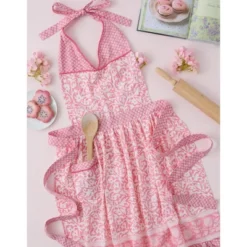 Design Imports Pink Ophelia Apron -Design Imports GUEST 2dc710b9 e9eb 4958 ba0e 945302d94185
