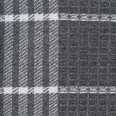 Design Imports Gray Waffle Weave Dishcloth Set/12 1 Design Imports Gray Waffle Weave Dishcloth Set/12