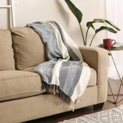 50"x60" Bold Herringbone Throw Blanket - Design Imports -Design Imports GUEST 2f6b422c 5164 43cb ab26 9603e2210d5b