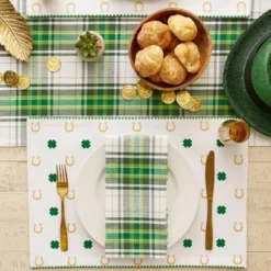 Design Imports Clover Horseshoe Printed Placemat Set/4 13 Design Imports Clover Horseshoe Printed Placemat Set/4 -Design Imports GUEST 2fdbc209 b8e8 4c2a ab1a f627f7e0e2b9