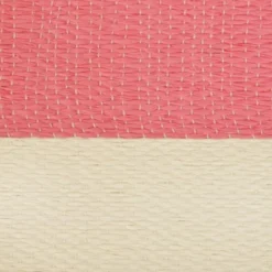 Design Imports Paper Bin Stripe Pink Rectangle Large 17X12X12