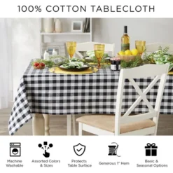 Design Imports Lemon Bliss Plaid Tablecloth 60X120 14 Design Imports Lemon Bliss Plaid Tablecloth 60X120 -Design Imports GUEST 3006907f e2a4 497d 8975 f9138d80f1c2 5