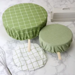 Design Imports Reusable Cotton Dish Covers Set/3, Clover -Design Imports GUEST 30aab66e d2f3 4ff0 a868 740a2d114241