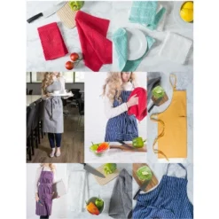 Design Imports Stripe Chef Apron Tango Red -Design Imports GUEST 30cfa25e f0bb 4bff b9f0 5de34abe96c9