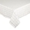 Design Imports Kitchen Windowpane Tablecloth 52X52