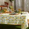 Design Imports Summer Lemons Vinyl Tablecloth 70 Round