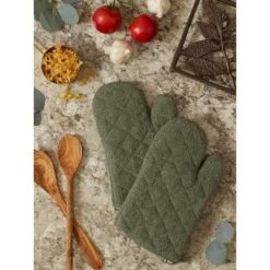 Design Imports Artichoke Terry Oven Mitt Set/2 -Design Imports GUEST 320f51ca b18f 4f26 9311 5110d3bcbe12