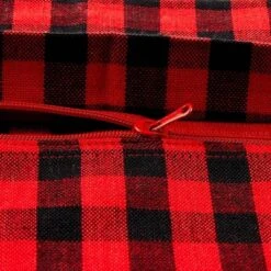 4pk 12"x20" Assorted Throw Pillow Covers Red/Black - Design Imports -Design Imports GUEST 326c9257 35eb 4cb4 a85c bbd88acd7655