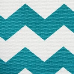 Polyester Cube Chevron Teal Square 13x13x13 -Design Imports GUEST 32751442 bb1b 4013 be26 e06f6a94716d