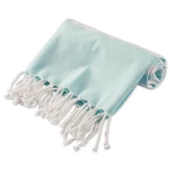 28"x59" Fouta Striped Throw Blanket - Design Imports -Design Imports GUEST 332d994b b2b4 405d ba15 4c9862750581