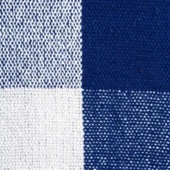 50"x60" Buffalo Check Throw Blanket Navy/Off-White - Design Imports -Design Imports GUEST 3379c282 9934 457c b991 96dcdc978474
