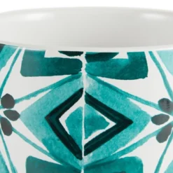 Design Imports Teal Tile Ceramic Canister Set/3 -Design Imports GUEST 33cd1a9a 8adb 46b7 851f 593bd1cc33ed