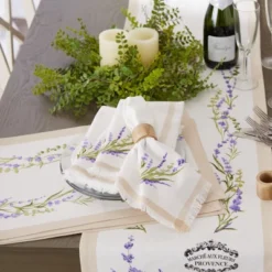 Design Imports Lavender Sprigs Printed Napkin Set/4 -Design Imports GUEST 33d4b374 898d 4f8f a90e c0fa80676ad7