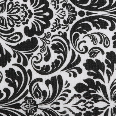 Design Imports Black Damask Mf Dishtowel Set/4 5 Design Imports Black Damask Mf Dishtowel Set/4 - Image 5