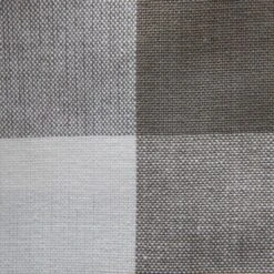 DII Buffalo Check Placemat Set 4 Piece, Gray, 13x19"