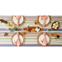 Design Imports Stripe Tablecloth, Warm Stripe, 60X104" -Design Imports GUEST 35a08499 78db 4637 9008 ff161d01df53