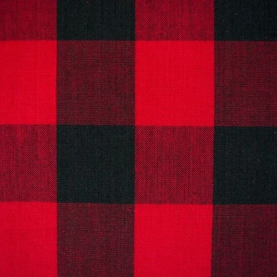 Design Imports Tango Red/Black Buffalo Check Tablecloth 60X104 2 Design Imports Tango Red/Black Buffalo Check Tablecloth 60X104 - Image 2