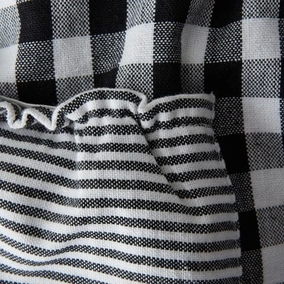 Design Imports Black/White Gingham Apron 2 Design Imports Black/White Gingham Apron - Image 2