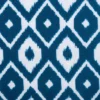 Design Imports Blue Ikat Outdoor Tablecloth With Zipper 60X84