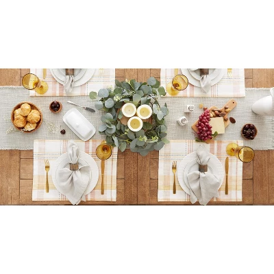 Design Imports Veranda Plaid Placemat Set/4 2 Design Imports Veranda Plaid Placemat Set/4 - Image 2