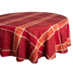 Design Imports Harvest Wheat Jacquard Tablecloth 70 Round -Design Imports GUEST 3874a7a2 3b4a 4398 b32c b255b2f5972a