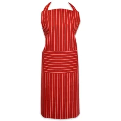 Design Imports Stripe Chef Apron Tango Red -Design Imports GUEST 38c4ff34 37e3 4289 8d80 aaee21c6b20d