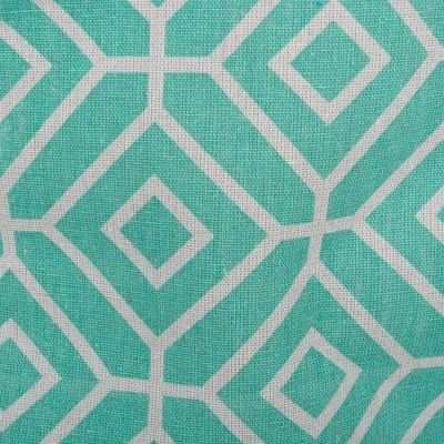 Design Imports Polyester Bin Stained Glass Aqua Rectangle Large 17.5X12X15 1 Design Imports Polyester Bin Stained Glass Aqua Rectangle Large 17.5X12X15