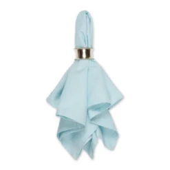 Design Imports Robin'S Egg Blue Solid Napkin Set/6